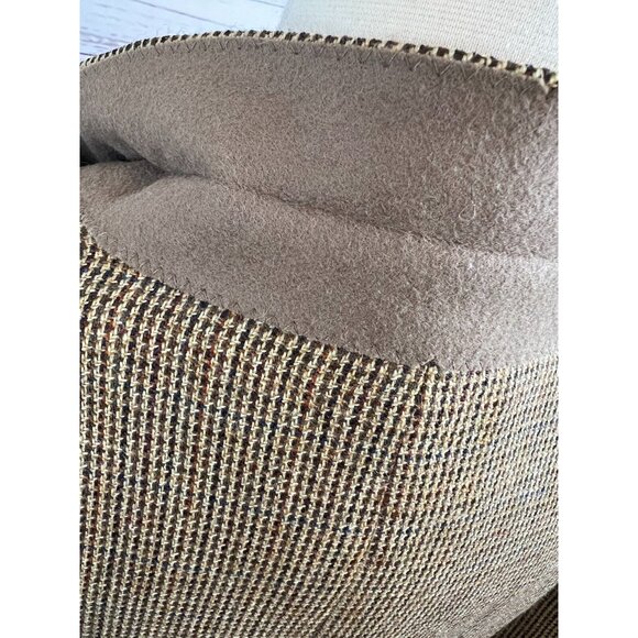 Oscar de la Renta Blazer Sport Coat 42R 42 Regular 100% Wool Lined Herringbone - Picture 10 of 12